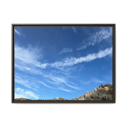 Arid Landscape with Rocky Outcrops - Unique Stretched Canvas Wall Art