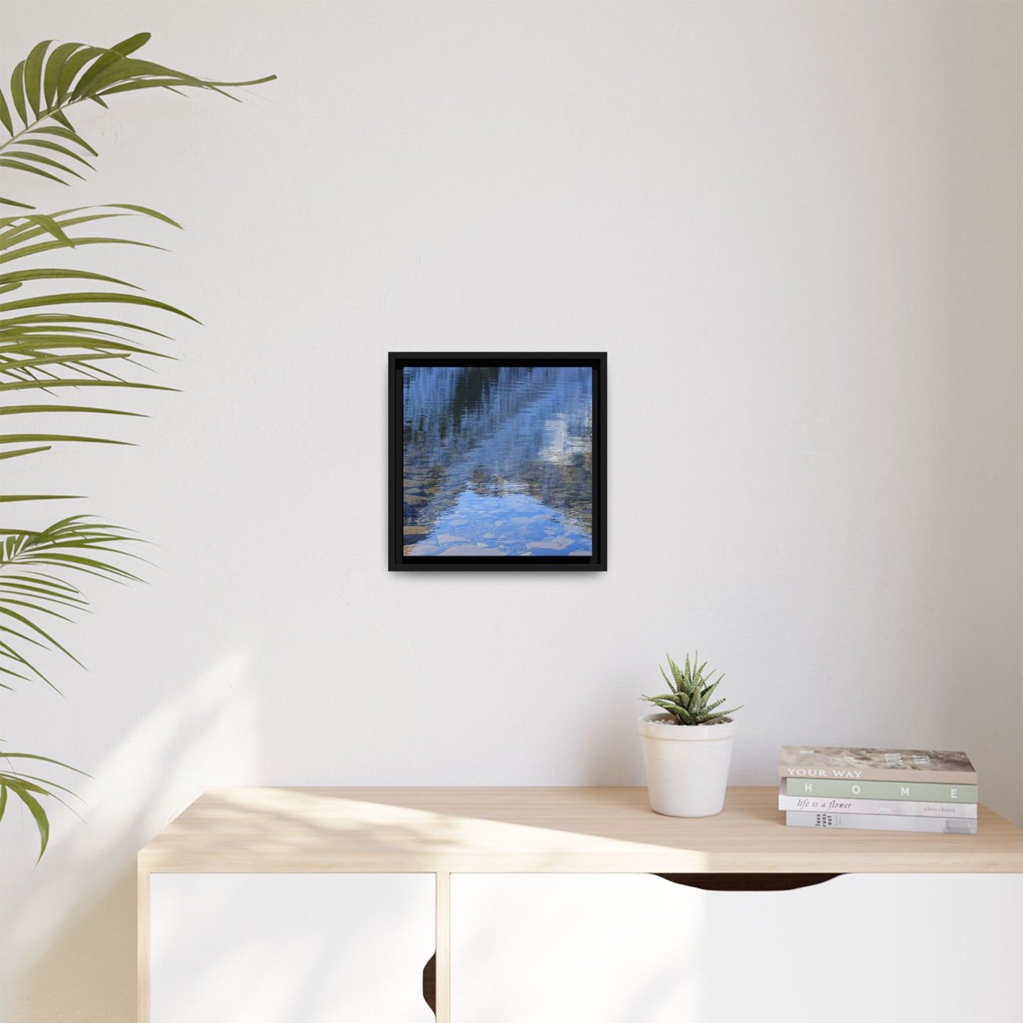 Reflected Stones - Unique Stretched Canvas Wall Art