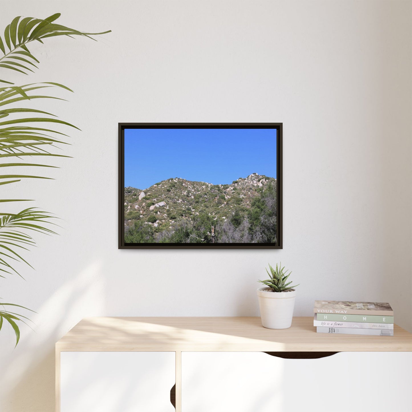 Sparse Vegetation - Unique Stretched Canvas Wall Art