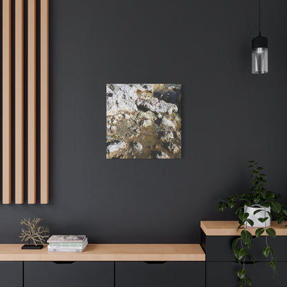 Weathered Stone Symphony - Unique Frameless Canvas Wall Art