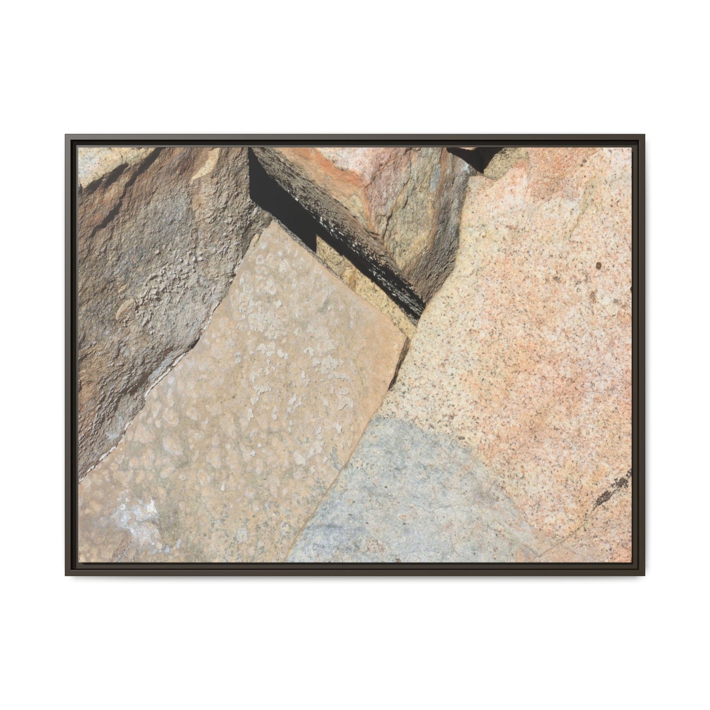 Rock Fragment - Unique Stretched Canvas Wall Art - Art By Earth
