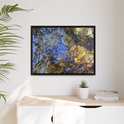 Watery Kaleidoscope - Unique Stretched Canvas Wall Art - Art By Earth