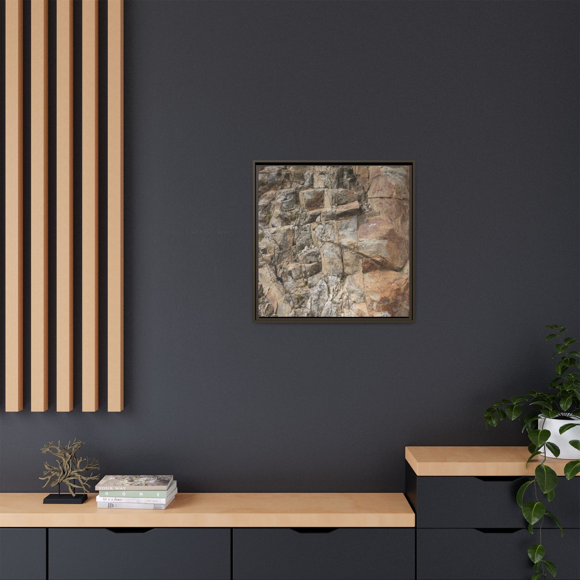 Sandstone Symphony - Unique Stretched Canvas Wall Art - Art By Earth