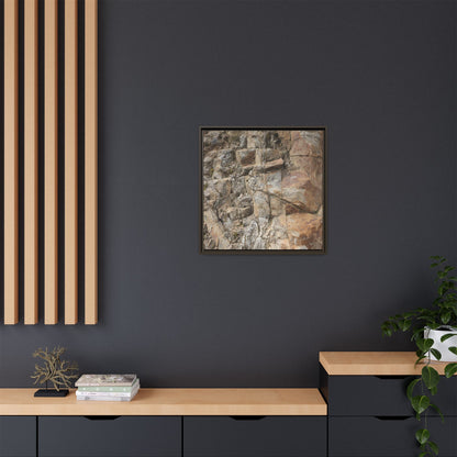 Sandstone Symphony - Unique Stretched Canvas Wall Art - Art By Earth