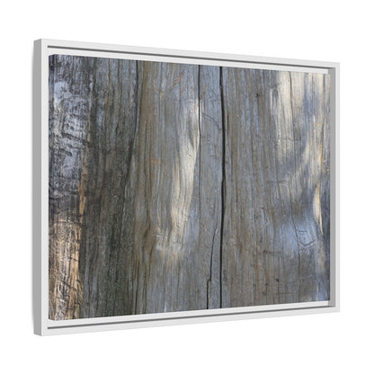 Weathered Wood Surface - Unique Stretched Canvas Wall Art