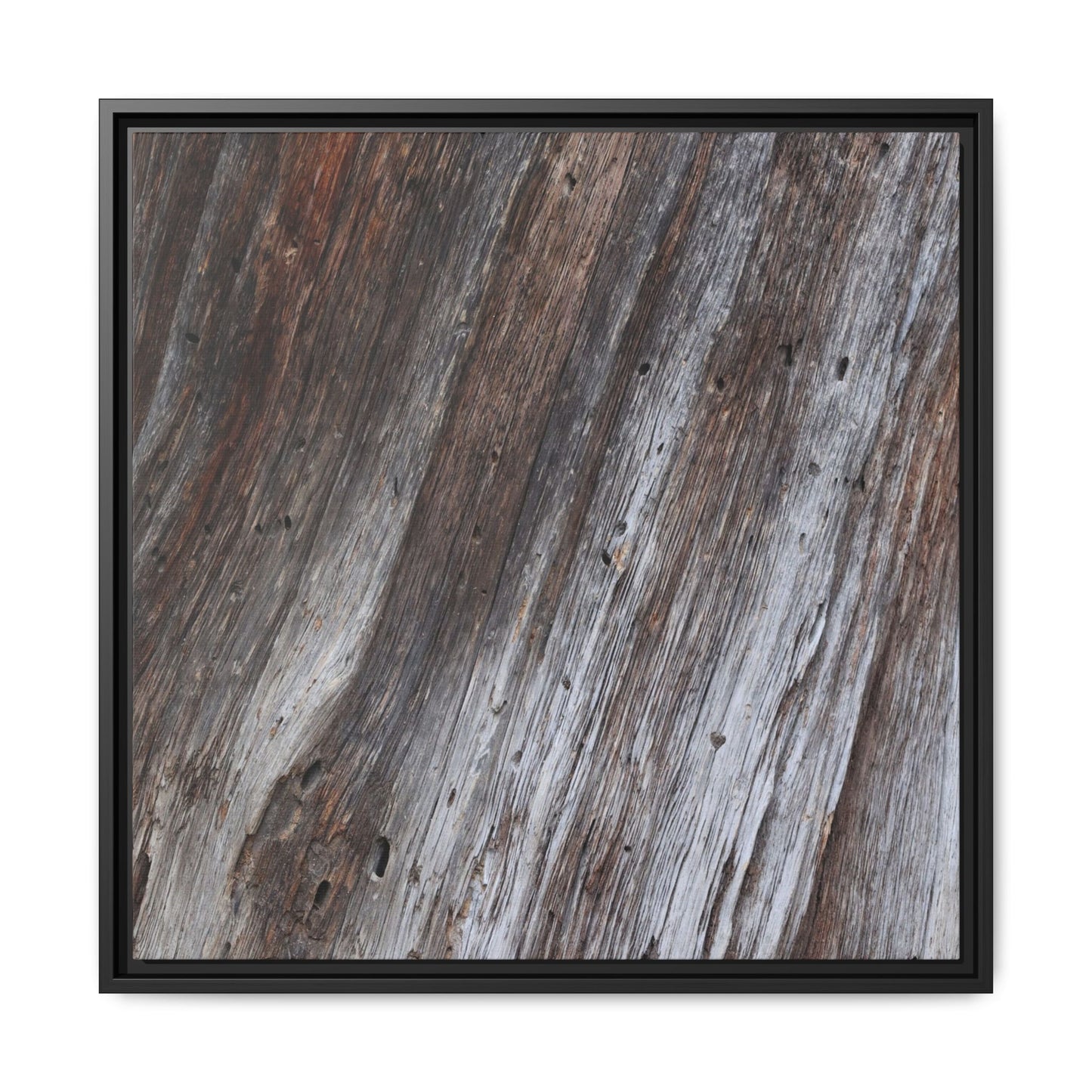 Aged Timber Texture - Unique Stretched Canvas Wall Art - Art By Earth