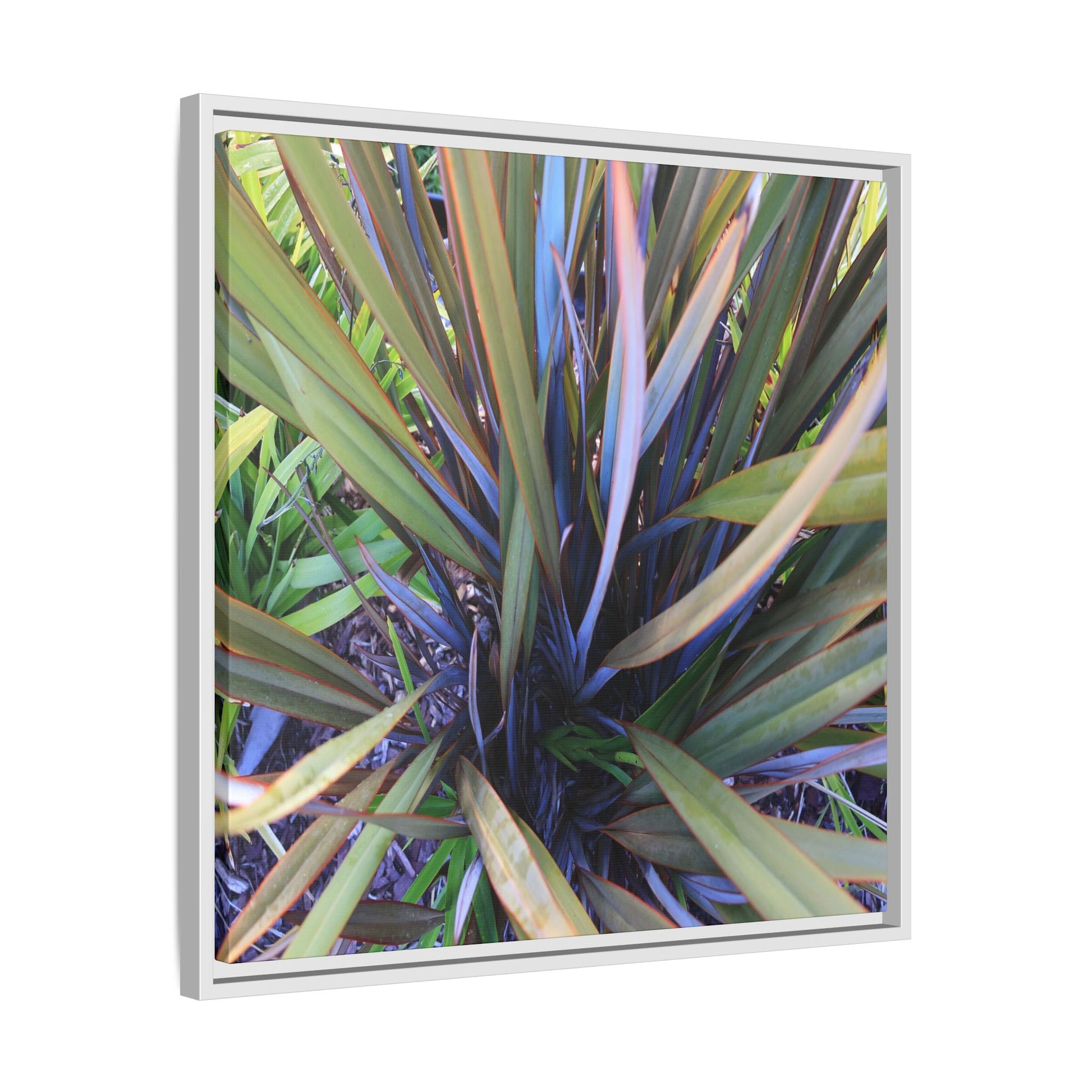 Radiant Leaves - Unique Stretched Canvas Wall Art - Art By Earth