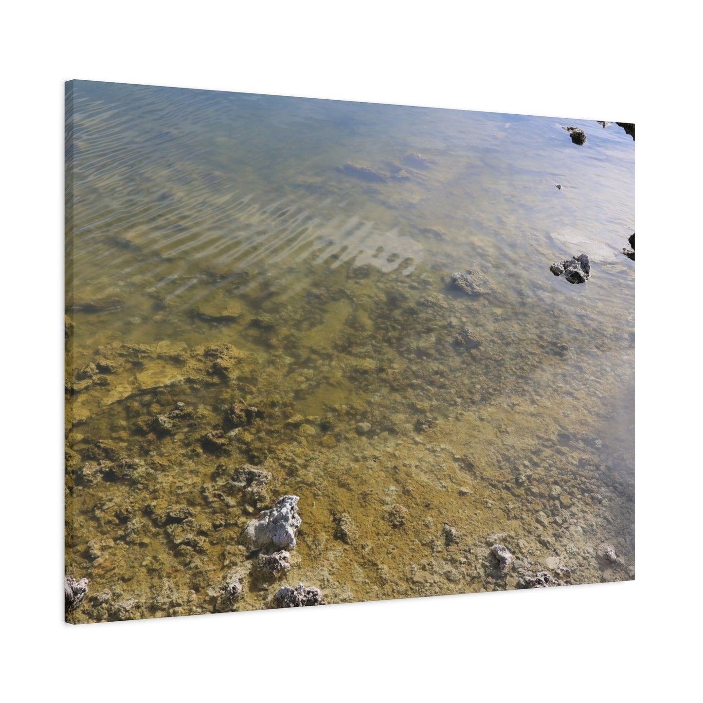 Tide's Quiet Breath - Unique Frameless Canvas Wall Art