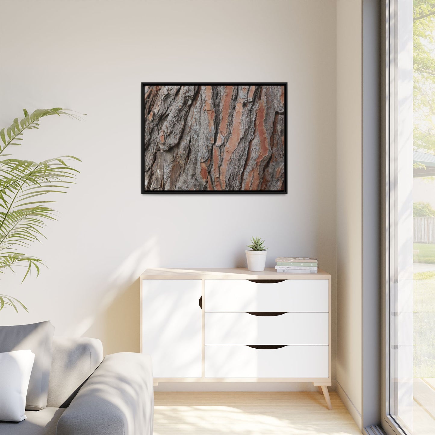 Woodland Layers - Unique Stretched Canvas Wall Art - Art By Earth