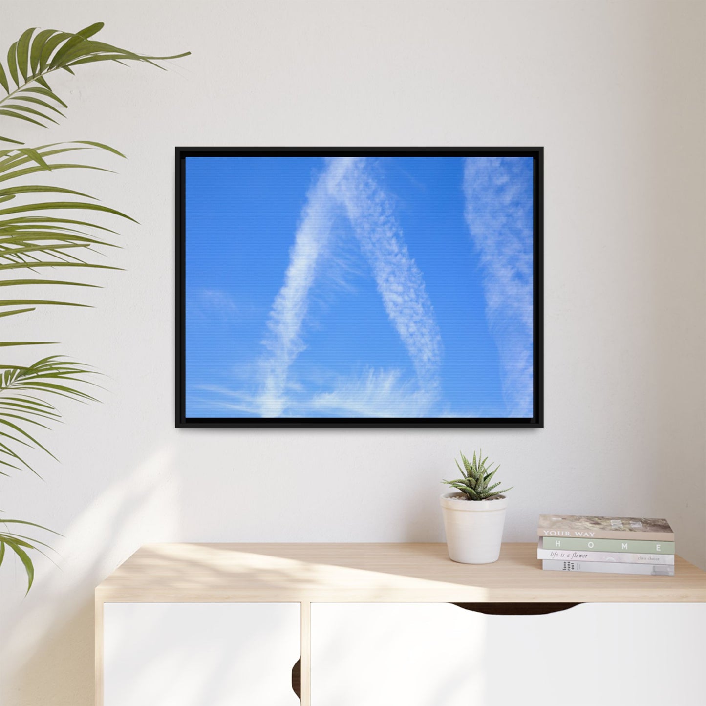 Skyward Whispers - Unique Stretched Canvas Wall Art - Art By Earth