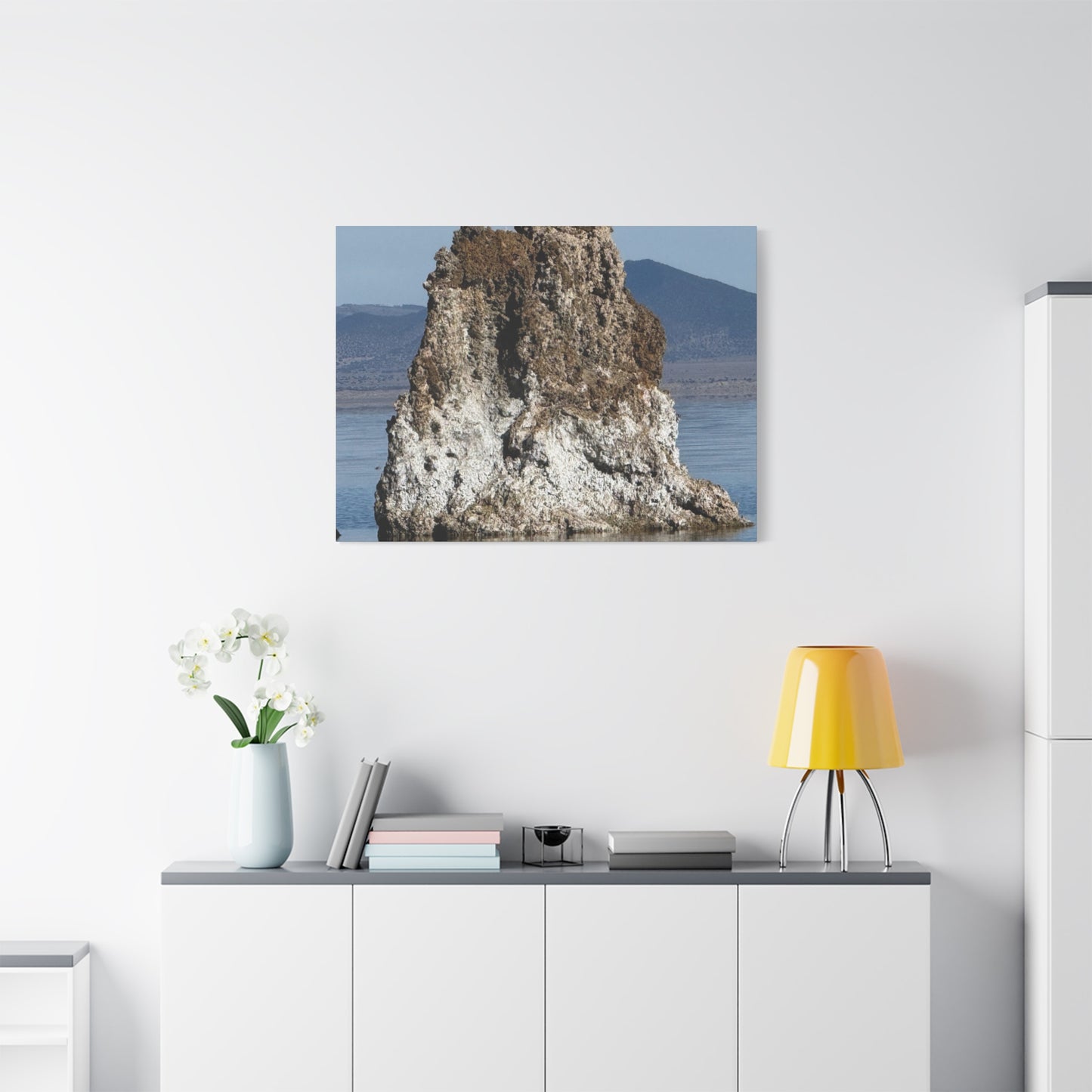 Monolith of Stillness - Unique Frameless Canvas Wall Art