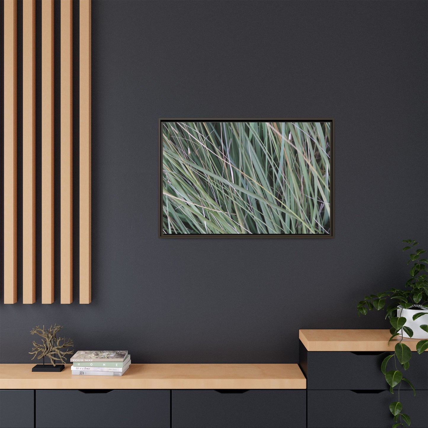 Grassland Symphony - Unique Stretched Canvas Wall Art - Art By Earth