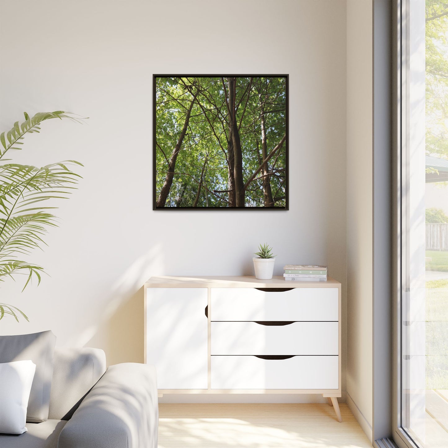 Forest Branches - Unique Stretched Canvas Wall Art