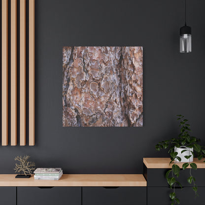 Rugged Bark Landscape - Unique Frameless Canvas Wall Art - Art By Earth