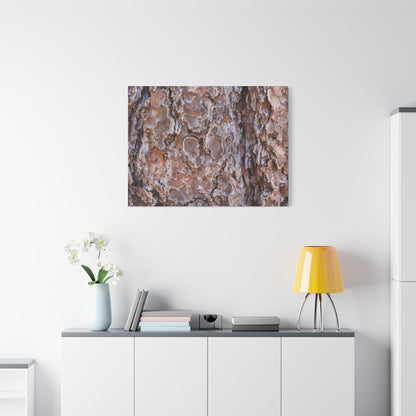 Rugged Bark Landscape - Unique Frameless Canvas Wall Art - Art By Earth