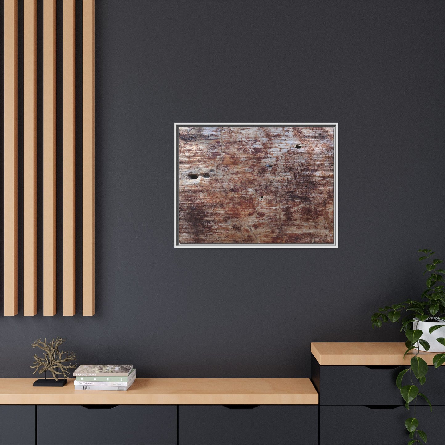 Rustic Textures - Unique Stretched Canvas Wall Art - Art By Earth