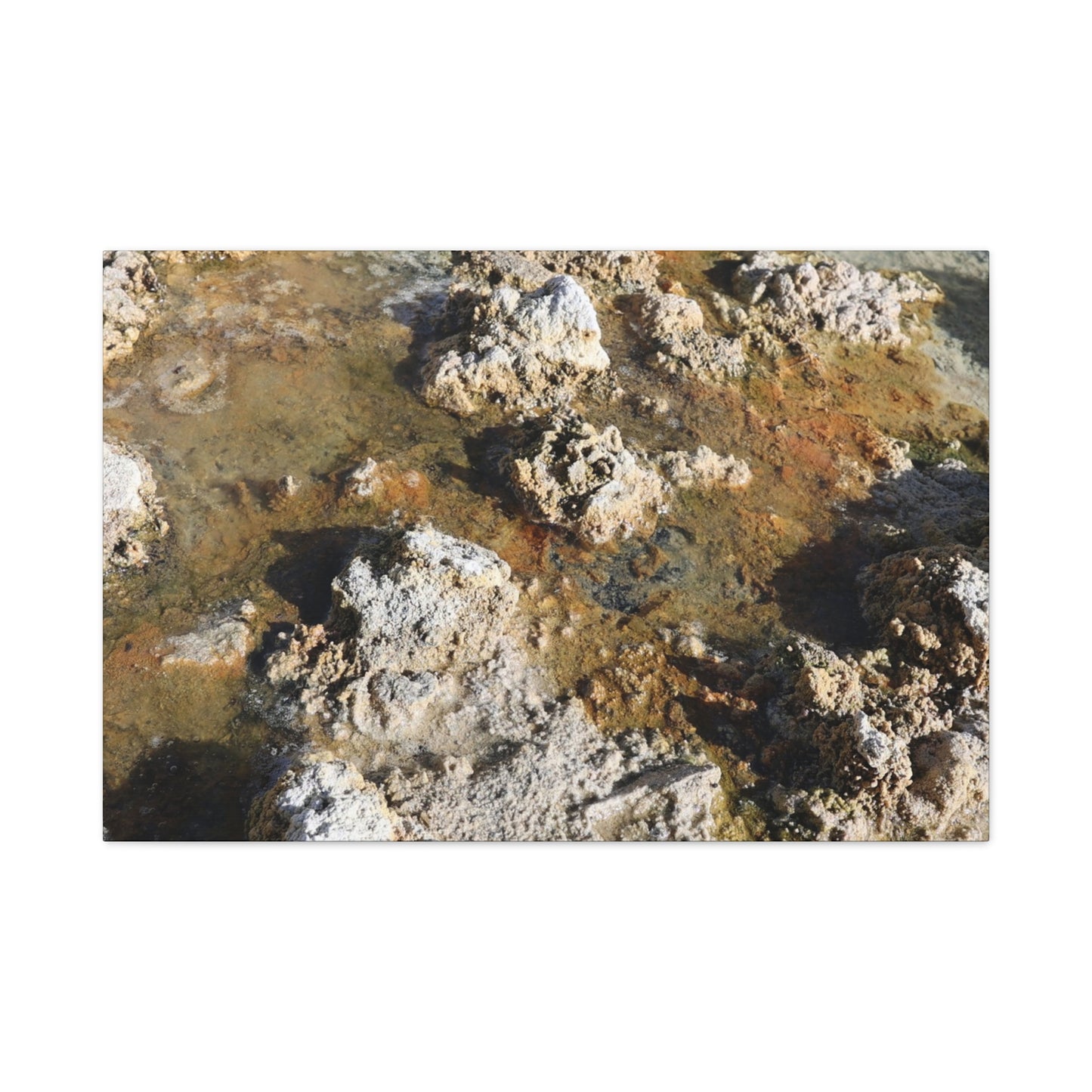 Strata of Decay - Unique Frameless Canvas Wall Art