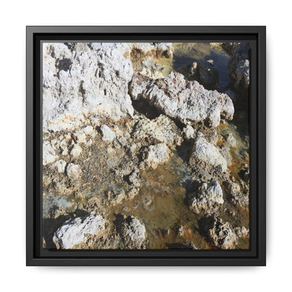 Strata of Silence - Unique Stretched Canvas Wall Art