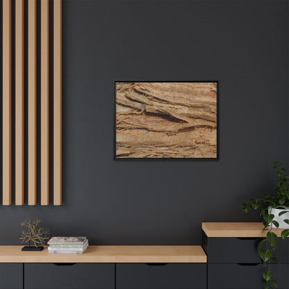 Splintered Bark - Unique Stretched Canvas Wall Art - Art By Earth