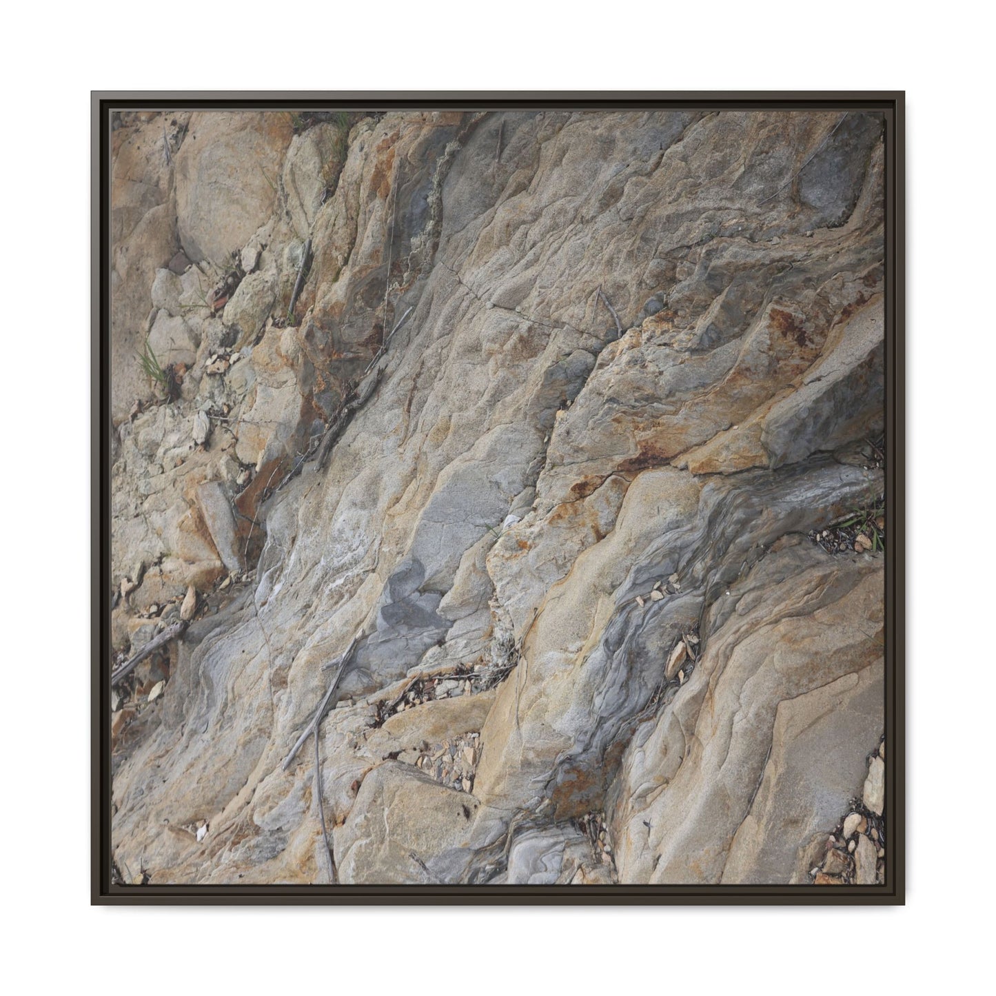 Layers of Earth's History - Unique Stretched Canvas Wall Art - Art By Earth