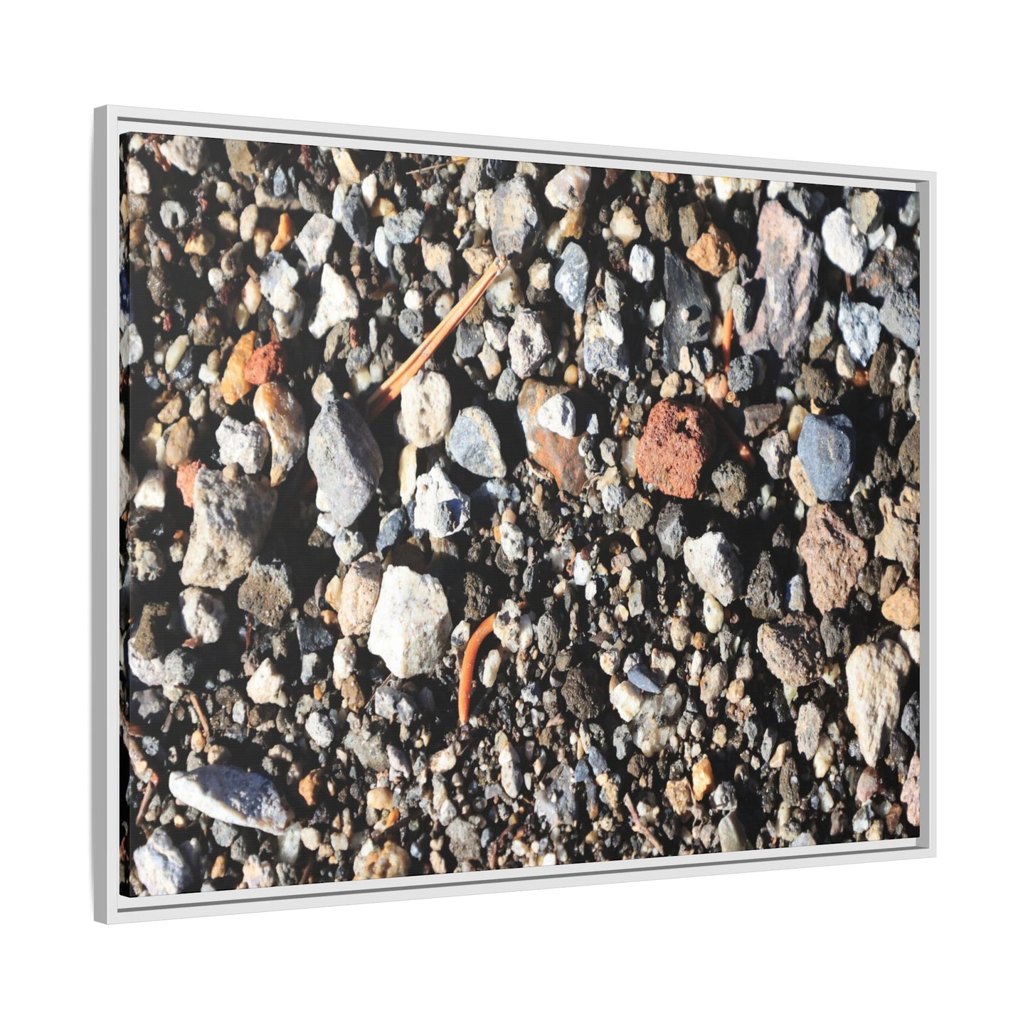 Stones and Soil - Unique Stretched Canvas Wall Art