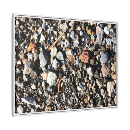 Stones and Soil - Unique Stretched Canvas Wall Art