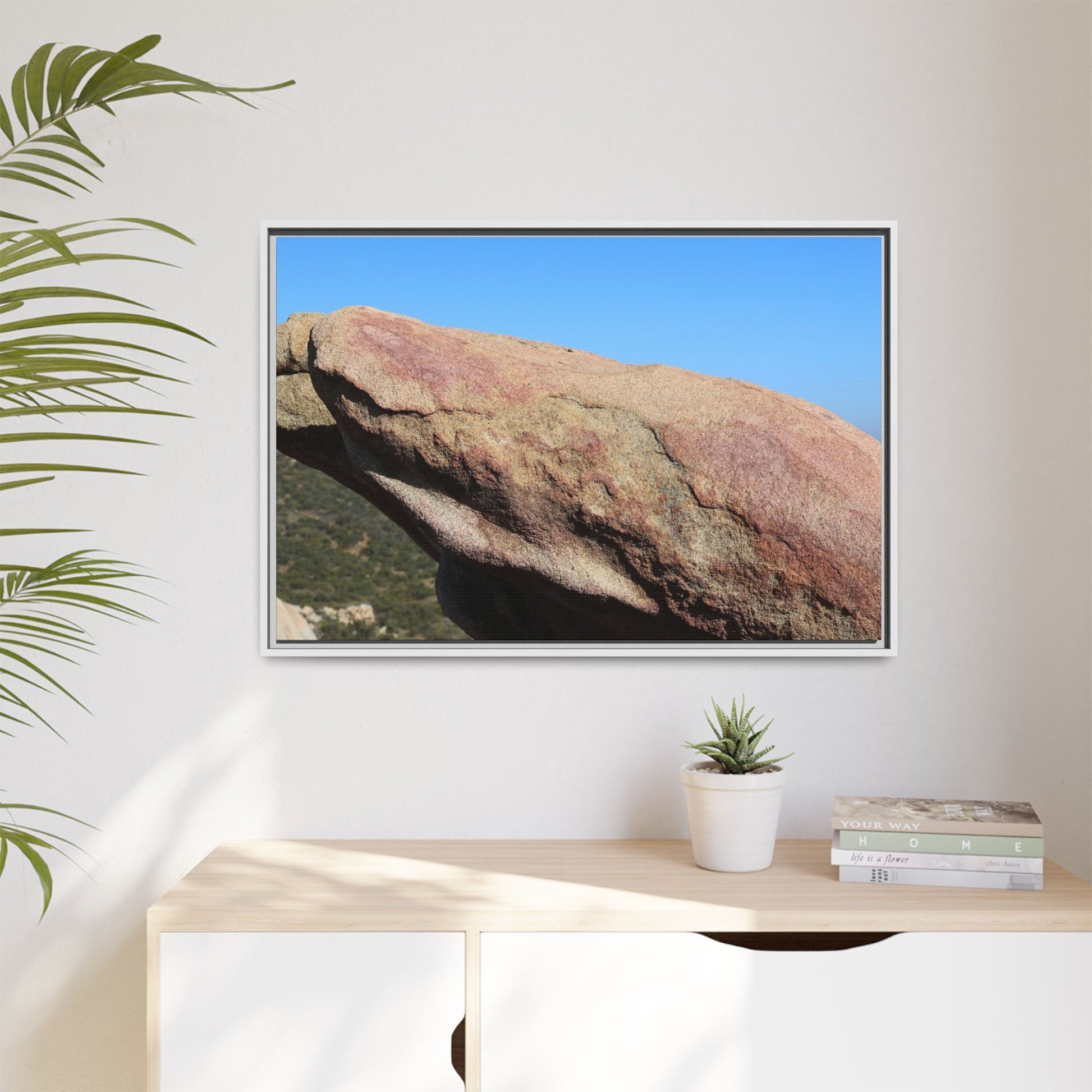 Sleeping Stone - Unique Stretched Canvas Wall Art - Art By Earth