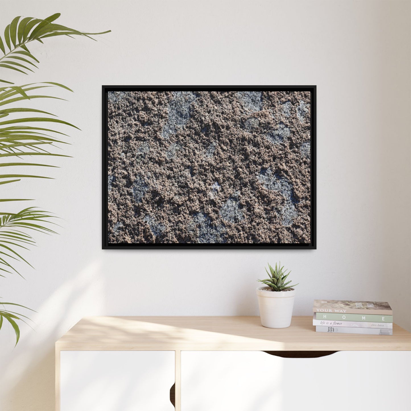 Textured Ground - Unique Stretched Canvas Wall Art