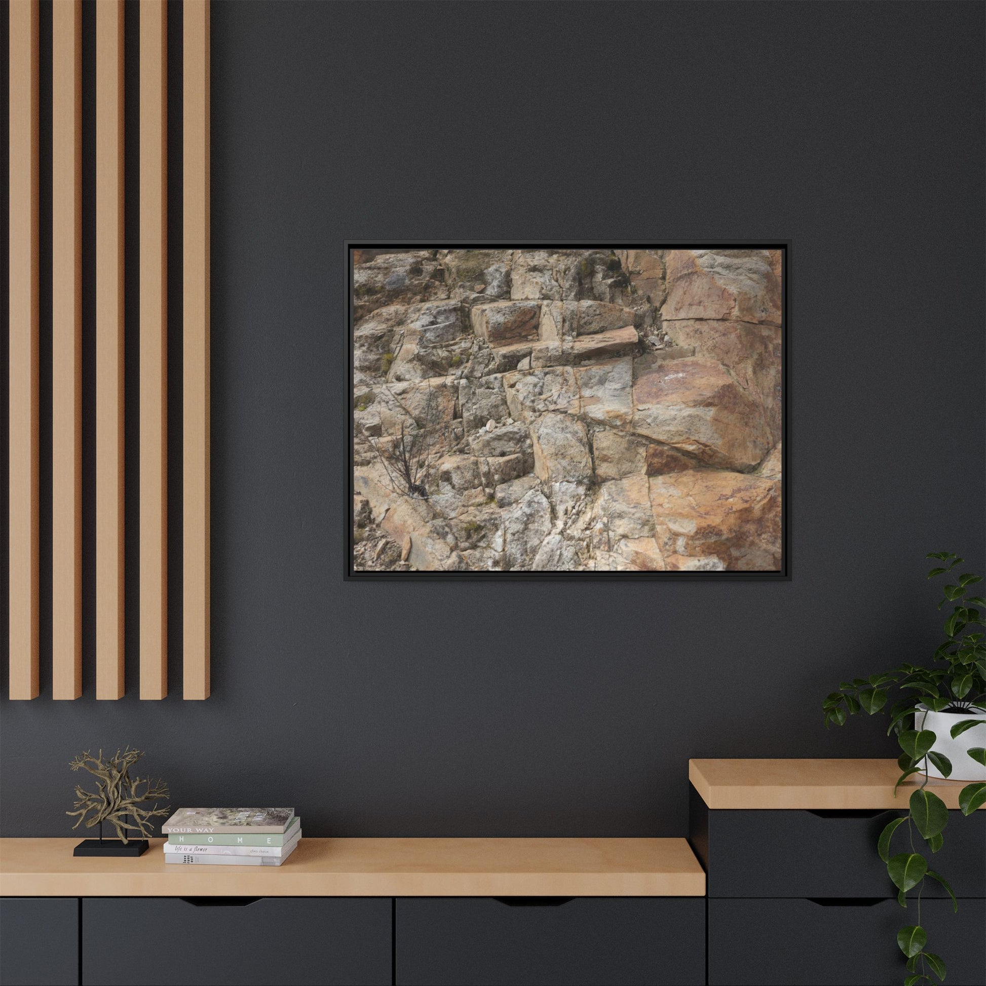 Sandstone Symphony - Unique Stretched Canvas Wall Art - Art By Earth