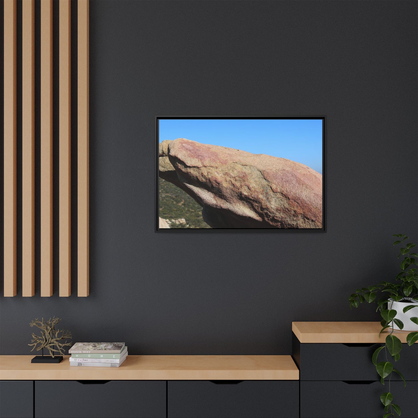 Sleeping Stone - Unique Stretched Canvas Wall Art - Art By Earth