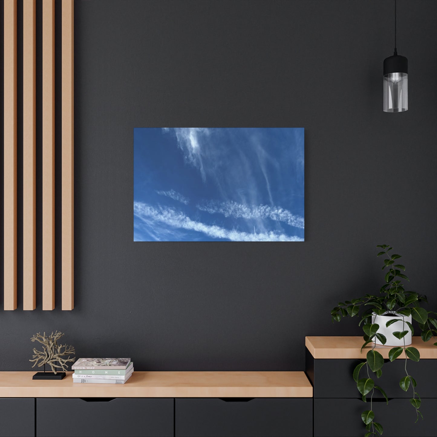 Sky's Poetry - Unique Frameless Canvas Wall Art - Art By Earth