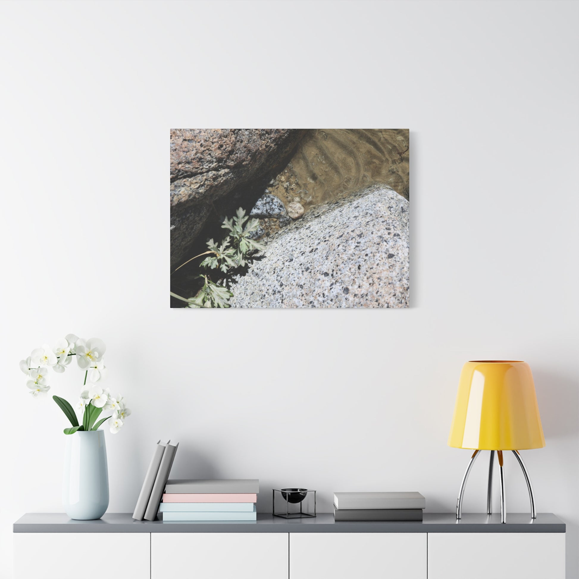 Between Stone and Sand - Unique Frameless Canvas Wall Art - Art By Earth