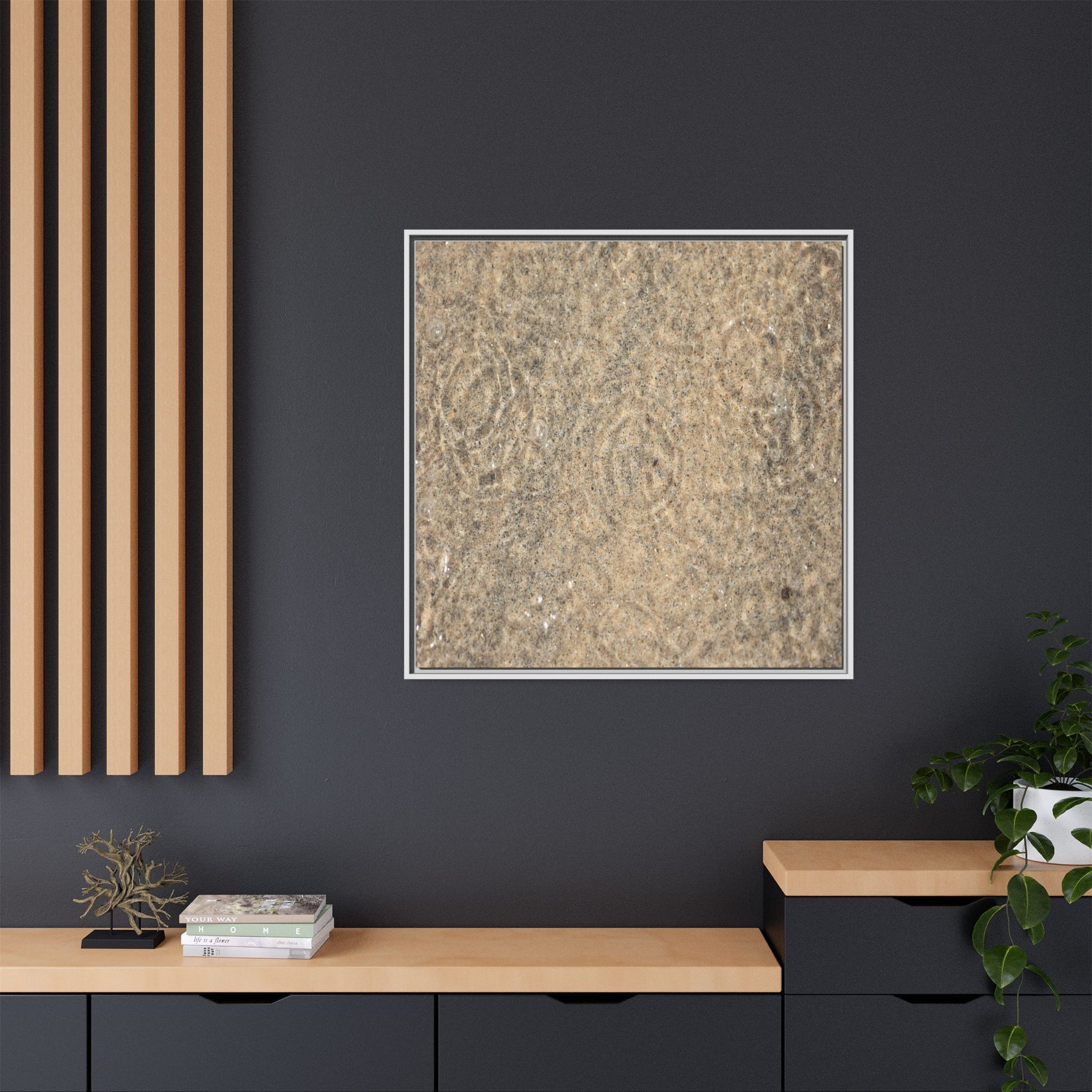 Whispers of Sand - Unique Stretched Canvas Wall Art - Art By Earth