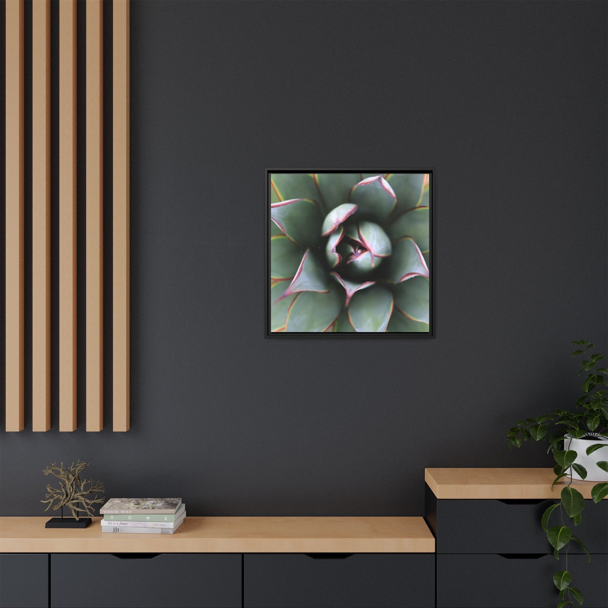 Spiky Elegance - Unique Stretched Canvas Wall Art - Art By Earth