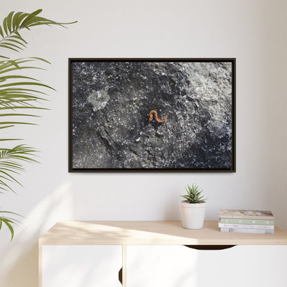 Volcanic Ash and Copper - Unique Stretched Canvas Wall Art - Art By Earth