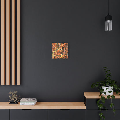 Orange Harvest - Unique Frameless Canvas Wall Art - Art By Earth