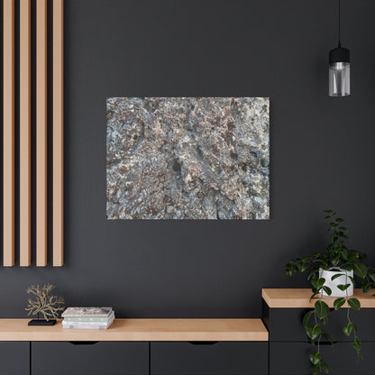 Rust and Granite - Unique Frameless Canvas Wall Art