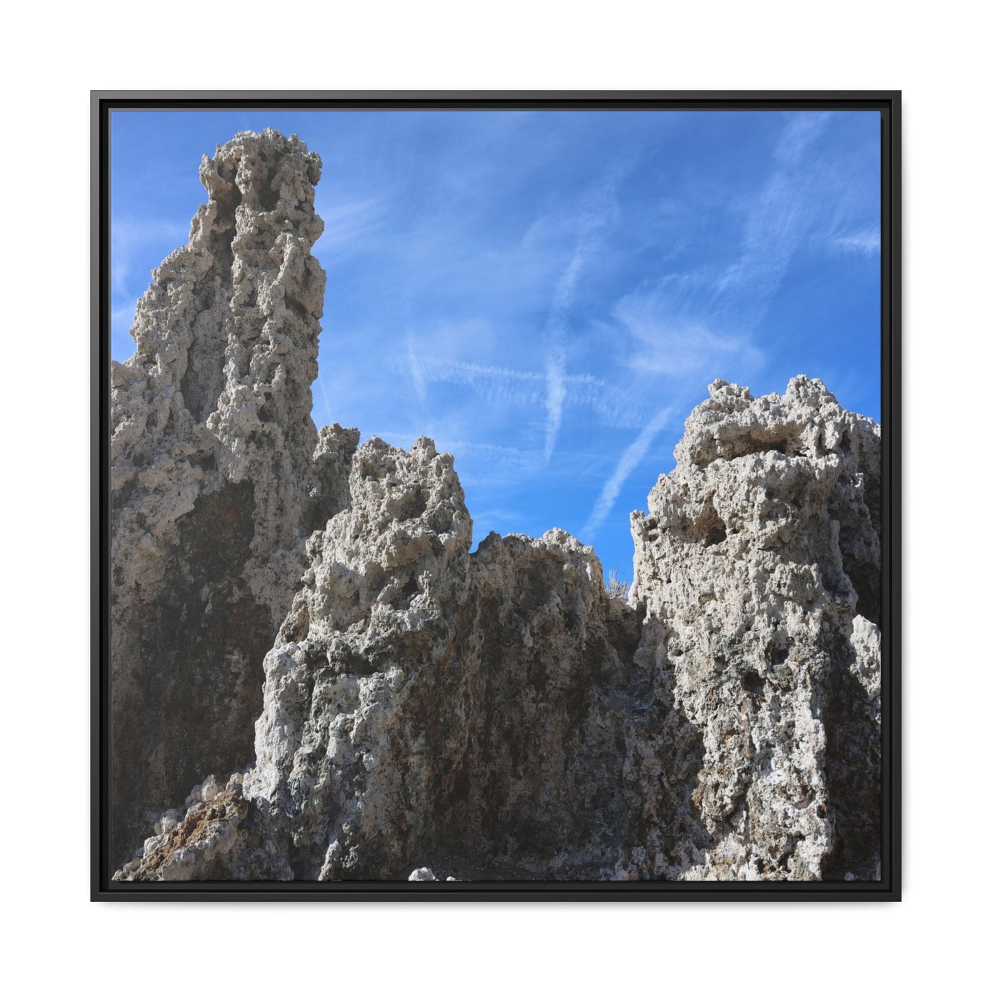 Weathered Sentinels - Unique Stretched Canvas Wall Art