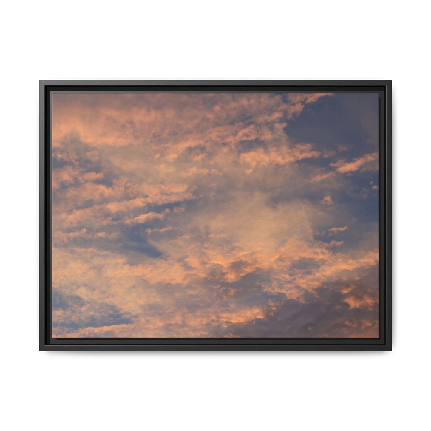 Sunset's Ethereal Canvas - Unique Stretched Canvas Wall Art - Art By Earth