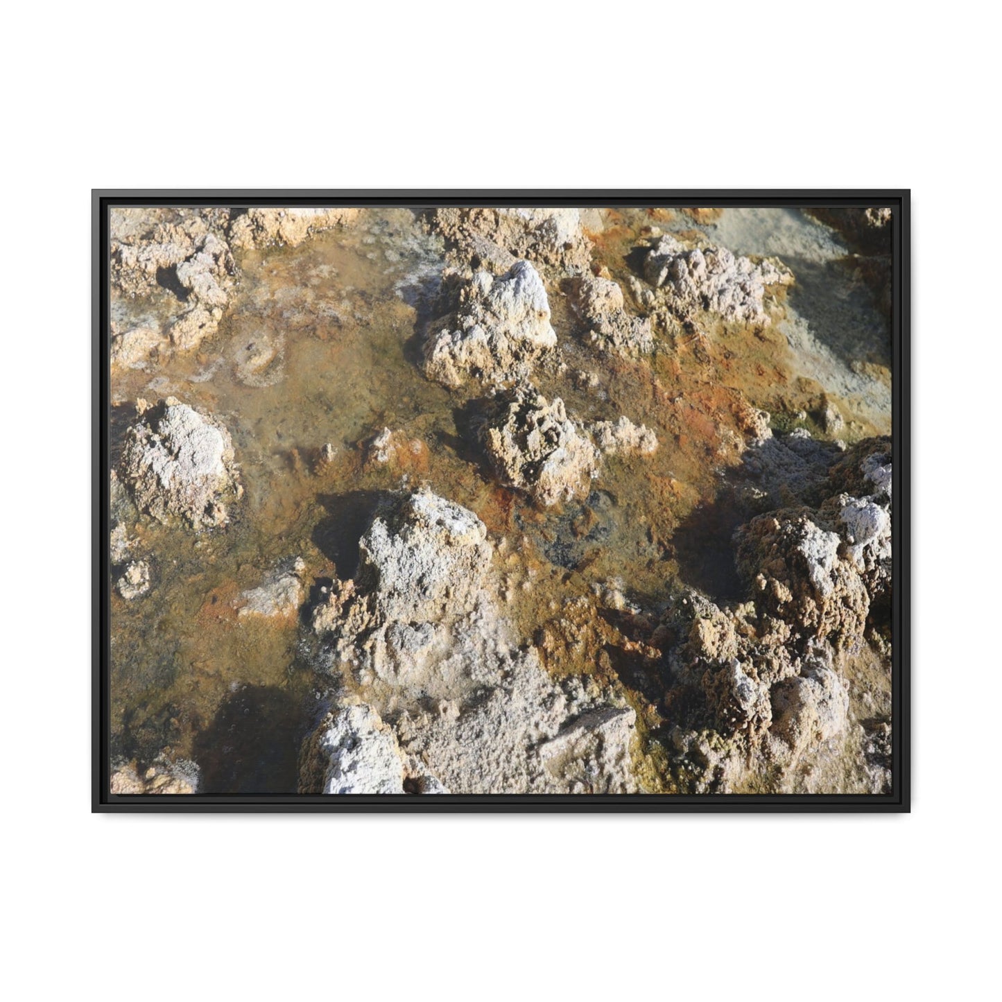 Stone Sea of Silence - Unique Stretched Canvas Wall Art