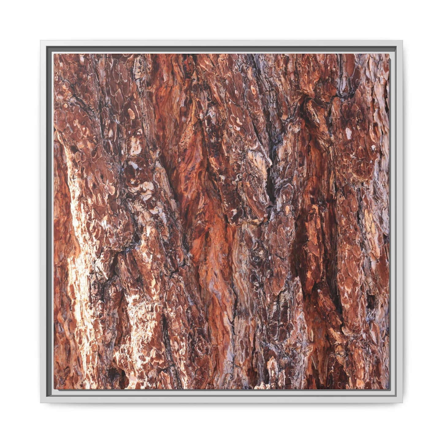 Wooden Mosaic - Unique Stretched Canvas Wall Art