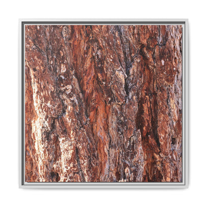 Wooden Mosaic - Unique Stretched Canvas Wall Art