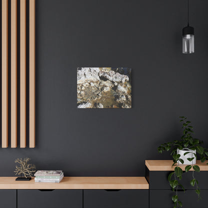 Weathered Stone Symphony - Unique Frameless Canvas Wall Art