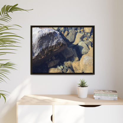 Stone Sanctuary - Unique Stretched Canvas Wall Art