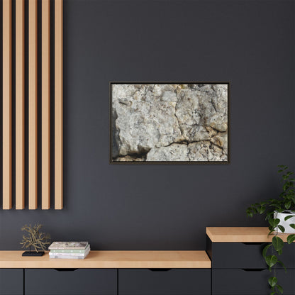 Weathered Limestone Formation - Unique Stretched Canvas Wall Art - Art By Earth