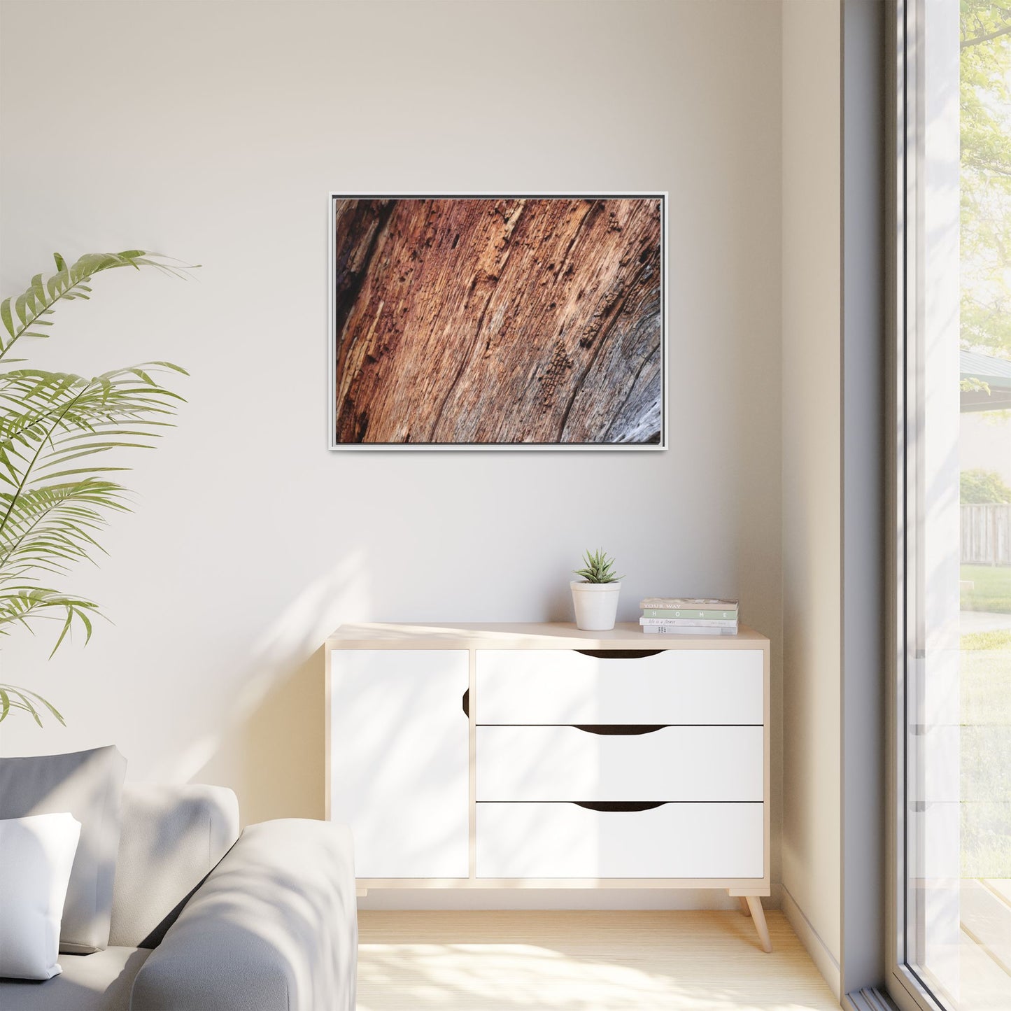 Time's Mark - Unique Stretched Canvas Wall Art - Art By Earth