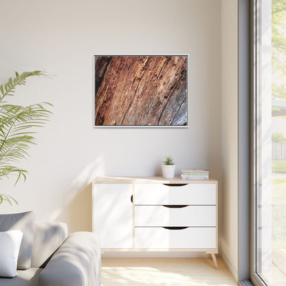 Time's Mark - Unique Stretched Canvas Wall Art - Art By Earth