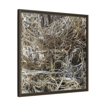 Tangled Whispers of Autumn - Unique Stretched Canvas Wall Art - Art By Earth