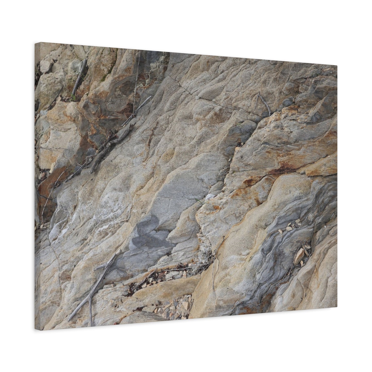 Stone Memory - Unique Frameless Canvas Wall Art - Art By Earth