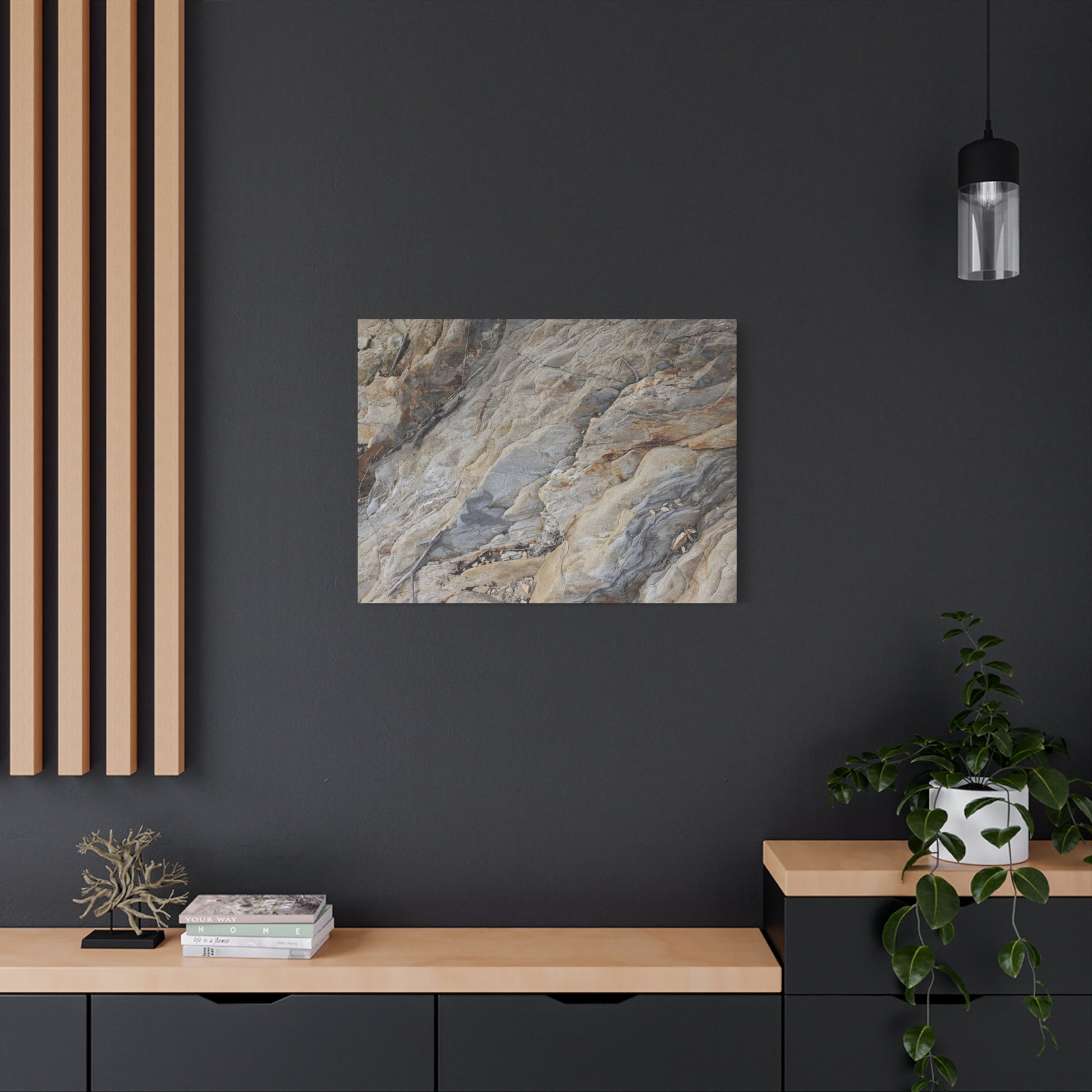 Stone Memory - Unique Frameless Canvas Wall Art - Art By Earth